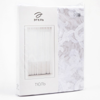 Тюль Этель &laquo;Барокко&raquo;, 150х250 см с фестоном, 71 г/м&sup2;，100% п/э