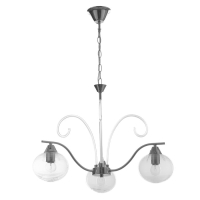 Люстра "Харми" 3хE27 40Вт серебро 58х58х41 см BayerLux Люстра "Харми" 3хE27 40Вт серебро 58х58х41 см BayerLux