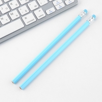 Подарочный набор &laquo;Спешу за счастьем&raquo;, карандаши 2 шт, ластики 2 шт, блокнот