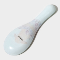 Подставка стеклянная под ложку Доляна &laquo;Кролик&raquo;, 23,5&times;8,3&times;1,5 см