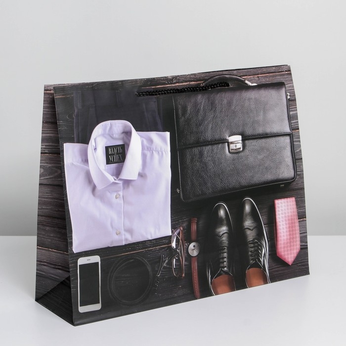 Пакет подарочный ламинированный, упаковка, &laquo;Стиль&raquo;, L 38 х 28 х 9 см