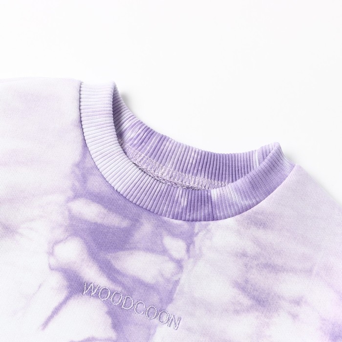 Свитшот «Тай-дай» детский, цвет лаванда, рост 98 см Свитшот «Тай-дай» детский, цвет лаванда, рост 98 см