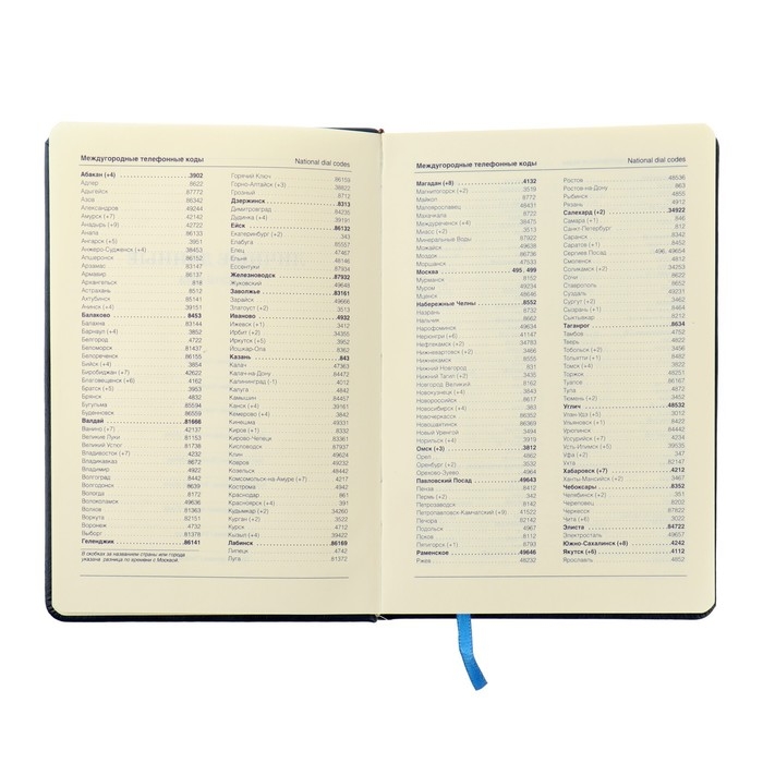 Ежедневник недатированный А5, 116 листов в клетку, с хлястиком, обложка кожзам, МИКС