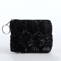 Кошелёк женский на молнии, цвет чёрный Кошелёк женский на молнии, цвет чёрный