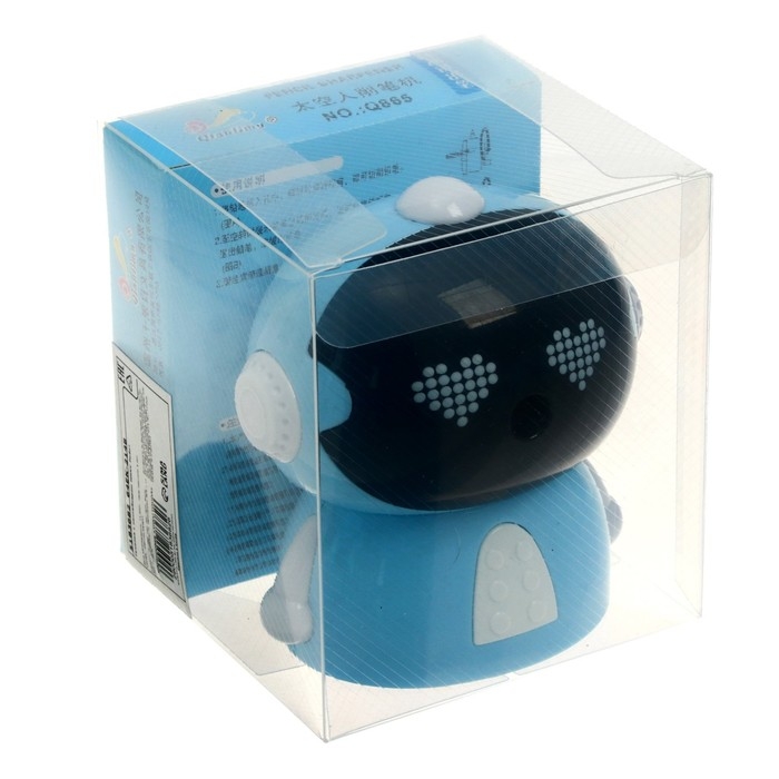 Точилка механическая с контейнером Точилка механическая с контейнером "Робот", МИКС