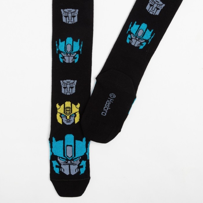 Колготки детские "Transformers", рост 104-110 см, цвет чёрный