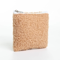 Кошелёк на молнии, цвет бежевый Кошелёк на молнии, цвет бежевый