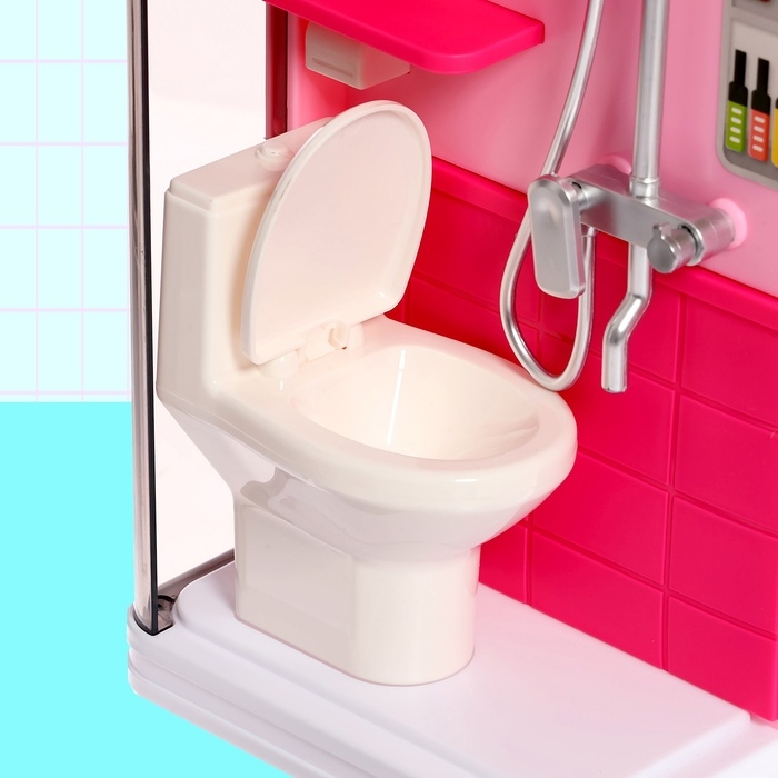 Набор мебели для кукол &laquo;Ванная комната&raquo;, санузел, постирочная