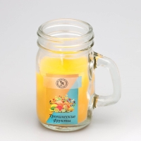 Свеча ароматическая в банке "Тропические фрукты", 7,2 х 8,5 см, 190 г Свеча ароматическая в банке "Тропические фрукты", 7,2 х 8,5 см, 190 г