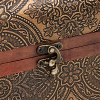 Шкатулка дерево сундук "Золотой орнамент" н-р 3 шт 7,5х12х6,5 11,5х17х10,5 16,5х22,5х15,5 см Шкатулка дерево сундук "Золотой орнамент" н-р 3 шт 7,5х12х6,5 11,5х17х10,5 16,5х22,5х15,5 см