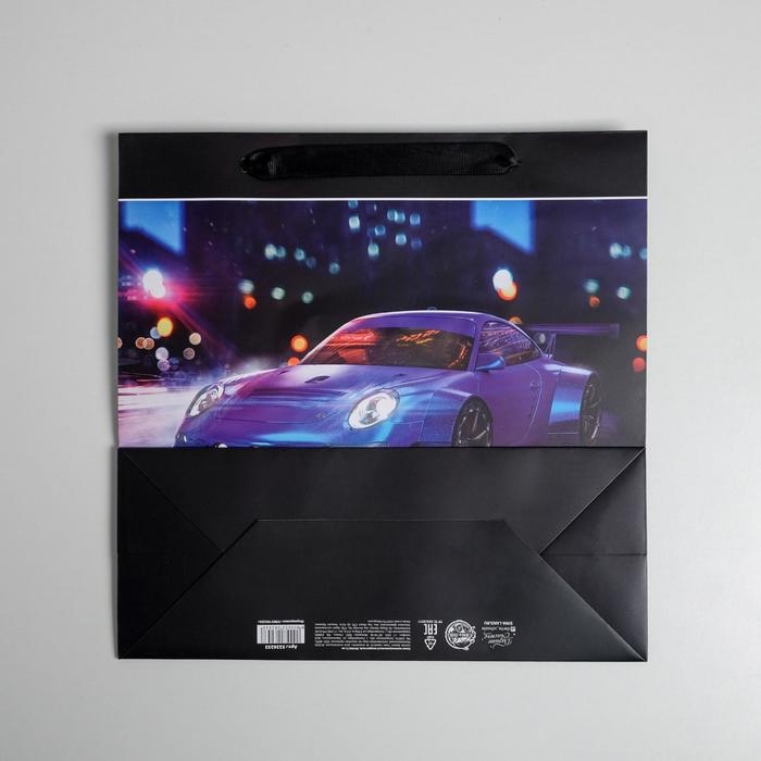 Пакет подарочный ламинированный квадратный, упаковка, Stay Fast, 30 х 30 х 12 см Пакет подарочный ламинированный квадратный, упаковка, Stay Fast, 30 х 30 х 12 см