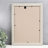 Фоторамка пластик "Майолика" 21х30 см, белый кракелюр