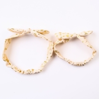 Повязка на голову для мамы и дочки «Набор для фотосессии», 2 шт., цвет бежевый, Крошка Я Повязка на голову для мамы и дочки «Набор для фотосессии», 2 шт., цвет бежевый, Крошка Я