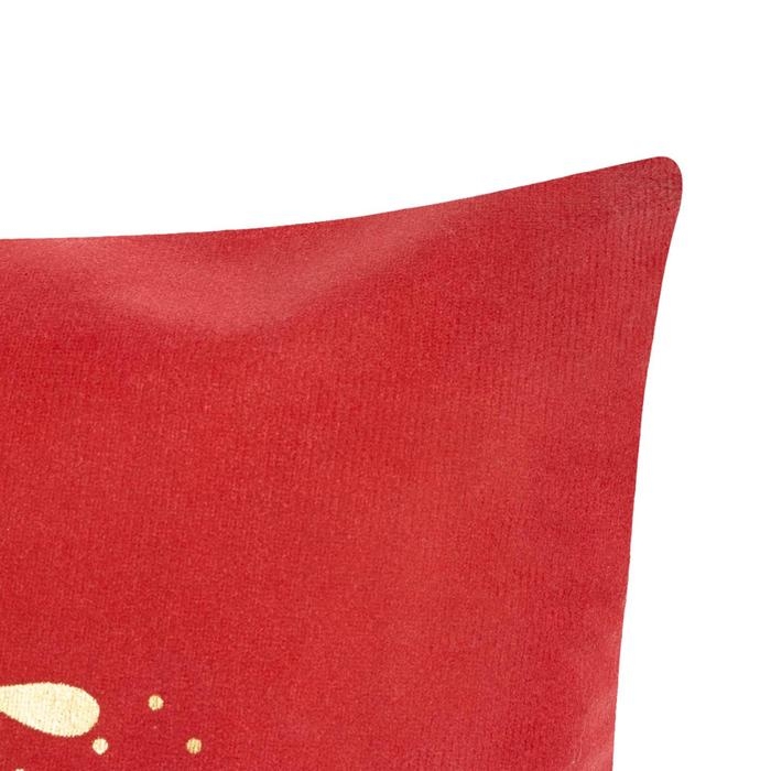 Наволочка декоративная Этель Наволочка декоративная Этель "С Новым Годом" 40х40 см, полиэстер, велюр