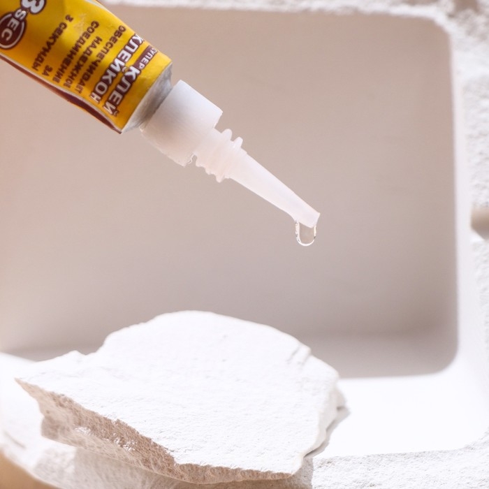 Суперклей &laquo;Клейкон&raquo;, секундный, 1 г, набор 12 шт.