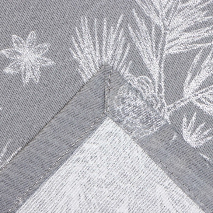 Скатерть Этель &laquo;Серебряные ветки&raquo;, 149х180 см, саржа 190 г/м2