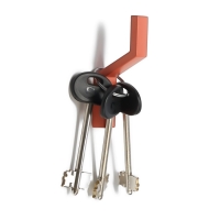 Крючок мебельный CAPPIO TRANQUILITY, однорожковый, цвет кирпичный Крючок мебельный CAPPIO TRANQUILITY, однорожковый, цвет кирпичный