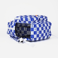 Рюкзак школьный из текстиля на молнии, 5 карманов, цвет синий Рюкзак школьный из текстиля на молнии, 5 карманов, цвет синий