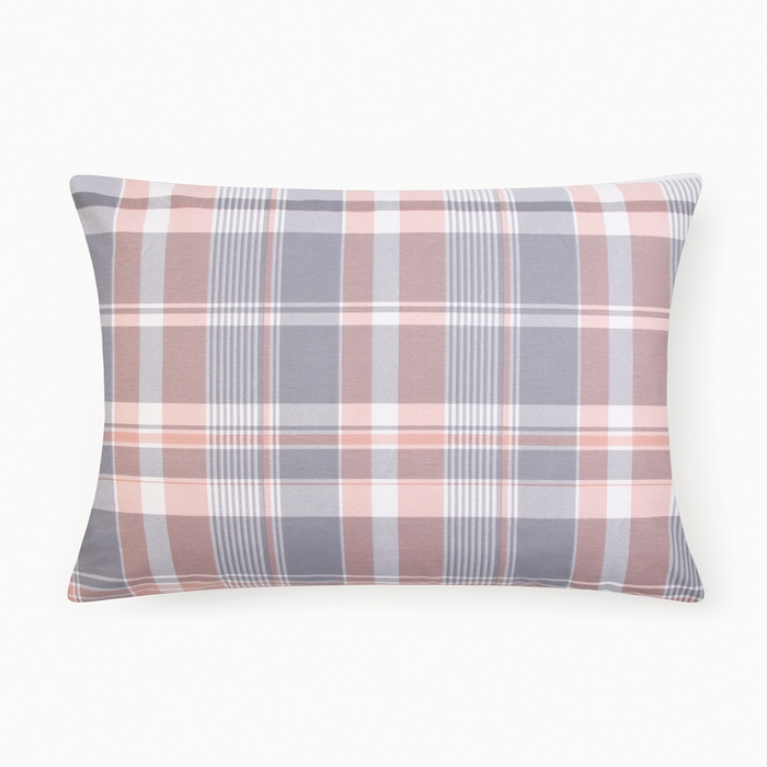 Наволочка LoveLife "Клетка" 50*70, 100%хлопок, сатин, 125г/м&sup2;