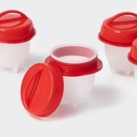 Набор контейнеров для варки яиц без скорлупы, 6 шт, 6,5×9 см Набор контейнеров для варки яиц без скорлупы, 6 шт, 6,5×9 см