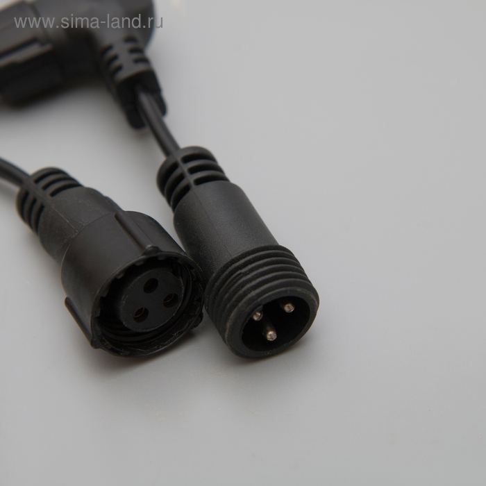 Гирлянда &laquo;Занавес&raquo; 2 &times; 6 м, IP44, УМС, тёмная нить, 1440 LED, свечение синее, 220 В