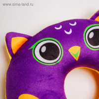 Подушка дорожная детская для путешествий &laquo;Совушка&raquo;, рогалик, Крошка Я