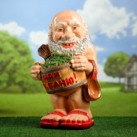 Садовая фигура "Банщик Иди в баню" 32х35х60см Садовая фигура "Банщик Иди в баню" 32х35х60см