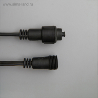 Гирлянда &laquo;Занавес&raquo; 2 &times; 6 м, IP44, УМС, тёмная нить, 1440 LED, свечение синее, 220 В