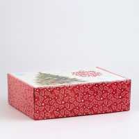 Складная коробка &laquo;Ёлка и подарки&raquo;, 30,7 &times; 22 &times; 9,5 см