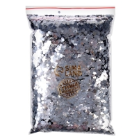 Наполнитель для шара &laquo;Конфетти-шестиугольник&raquo;, 4 мм, цвет серебряный, 100 г