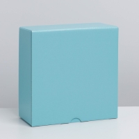 Коробка подарочная складная, упаковка, &laquo;Тиффани&raquo;, 15 х 15 х 7 см