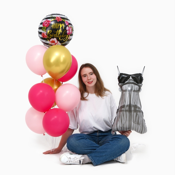 Набор шаров &laquo;Для неё&raquo;, латекс, фольга, 10 шт.