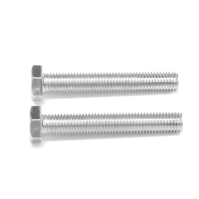 Болт ТУНДРА, оцинкованный, DIN 933, класс прочности 8.8, М12х80 мм, 5 кг