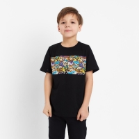 Футболка для мальчика KAFTAN "Hype", рост 146-152, цвет чёрный Футболка для мальчика KAFTAN "Hype", рост 146-152, цвет чёрный