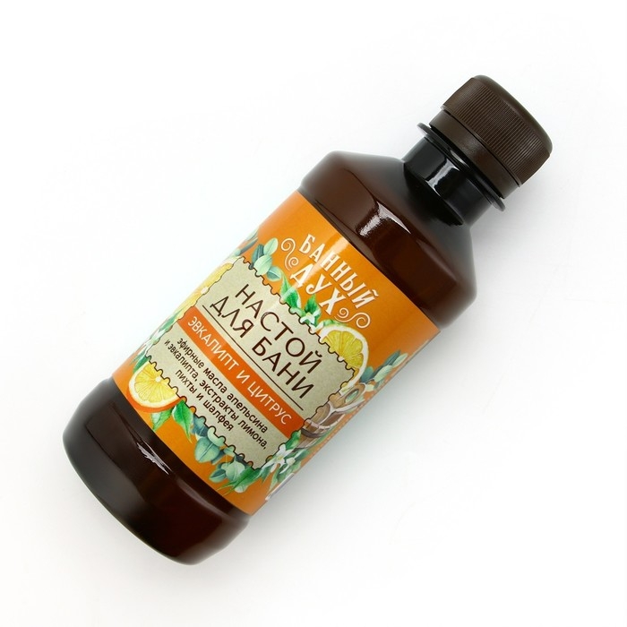 Настой для бани «Эвкалипт и цитрус», 250 мл, аромат эвкалипта и цитруса, БАННЫЙ ДУХ Настой для бани «Эвкалипт и цитрус», 250 мл, аромат эвкалипта и цитруса, БАННЫЙ ДУХ