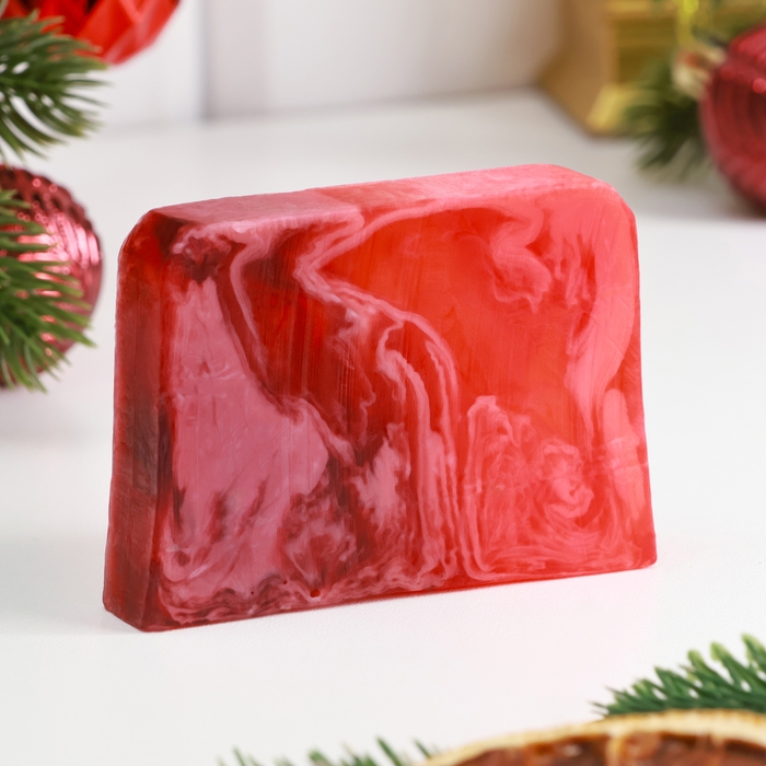 Новый год Мыло СПА - уход для бани и сауны "Черничный джем" 80 г