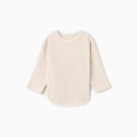 Свитшот детский MINAKU: Fleece Soft, цвет бежевый, рост 140 см