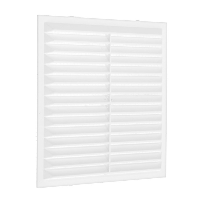 Решетка вентиляционная ZEIN Люкс Л130, 130 х 130 мм, с сеткой, неразъемная