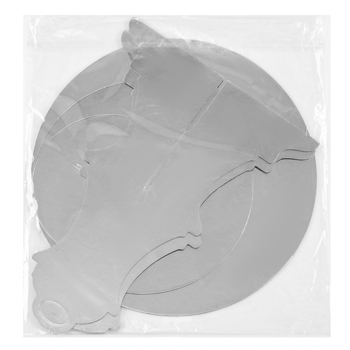 Подставка для пирожных «Нежность», цвет серебряный Подставка для пирожных «Нежность», цвет серебряный