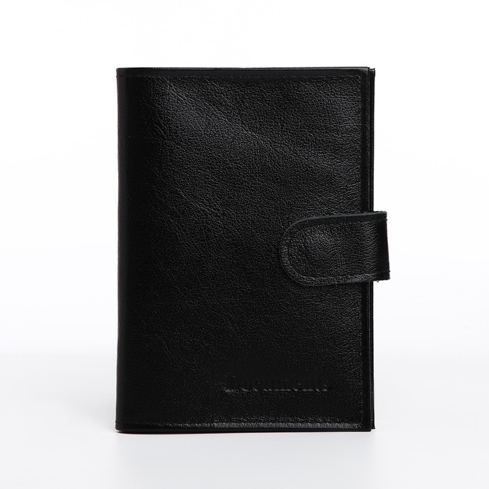 Обложка для автодокументов и паспорта, цвет чёрный Обложка для автодокументов и паспорта, цвет чёрный