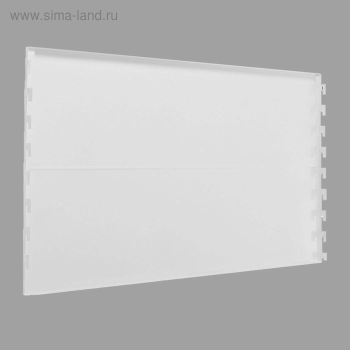 Панель для стеллажа, 35&times;125 см, цвет белый