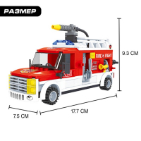Конструктор Пожарная бригада &laquo;Машина&raquo;, 210 деталей