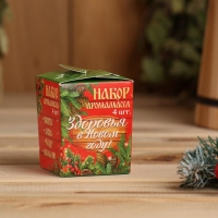 Набор эфирных масел 4 шт по 10 мл "Здоровья в Новом году!" Набор эфирных масел 4 шт по 10 мл "Здоровья в Новом году!"