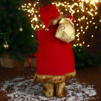 Дед Мороз "В золотом кафтане, с венком" 45 см Дед Мороз "В золотом кафтане, с венком" 45 см