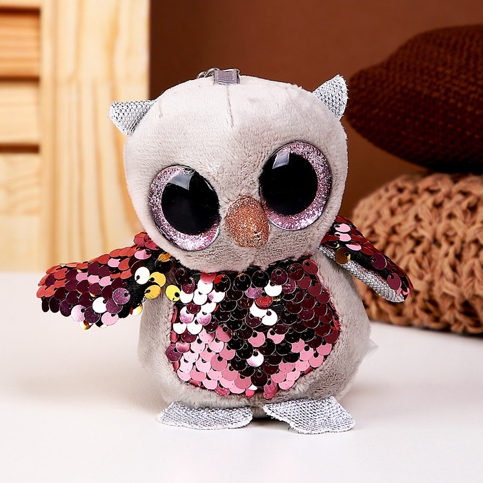 Мягкая игрушка &laquo;Сова&raquo;, на брелоке, 10 см, цвета МИКС