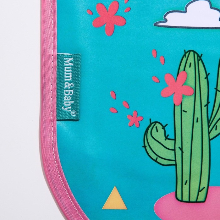 Нагрудник для кормления &laquo;ТРЕНД. Лапочки&raquo; непромокаемый на завязках, МИКС