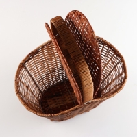 Корзина плетеная "Пикник", 35&times;20&times;22 см, ротанг