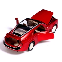 Машина металлическая &laquo;Люкс&raquo;, свет, звук, открываются двери, капот, инерция, цвет МИКС