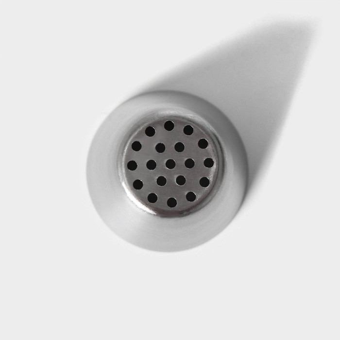 Насадка кондитерская KONFINETTA &laquo;Травка&raquo;, d=3,5 см, выход d=1,9 см, нержавеющая сталь