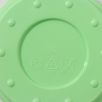 Горшок для цветов с поддоном &laquo;Знатный&raquo;, 450 мл, d=11 см, цвет зелёный